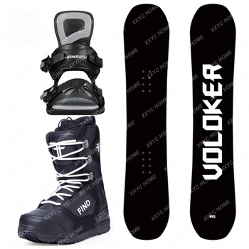 Snowboard Furnir Odraslih Vse-Regija Smučarsko Opremo, Ravno Cvet Vklesan Skateboard Sneg Set Mala Tabla
