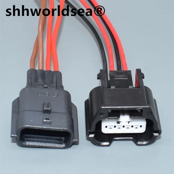 shhworldsea 4 Pin 0,6 mm 7282-8853-30 7283-8853-30 Auto Priključite Senzor za Priključek Masni Pretok Zraka Vtičnico Za Nissan