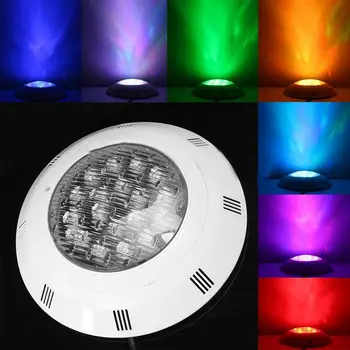 7 Barv 24V 18W LED RGB Podvodno Plavanje Bazen Svetlo Luč /Daljinski upravljalnik Spodbujanje