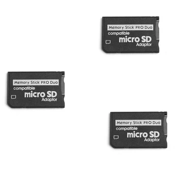3X Memory Stick Pro Duo Adapter, Micro SD/Micro SDHC TF Kartico Memory Stick MS Pro Duo Kartica Za Sony PSP Sim Adapter