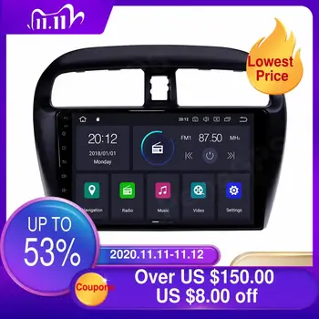 Avto DVD Predvajalnik za Mitsubishi Mirage 2012-2016 Touchscreen Večpredstavnostna Radio Android 10.0 Avtomobilski Stereo sistem GPS Navigacija Bluetooth OBD