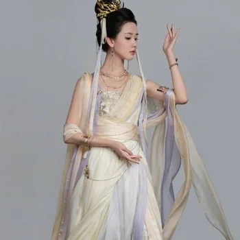 Dolgo Luna Žerjavico Ming Chen Duling Tianhuan Svetega Lady Feitian Hanfu Dnevno Eksotičnih Umetnosti Pregled Uspešnosti Oblačila