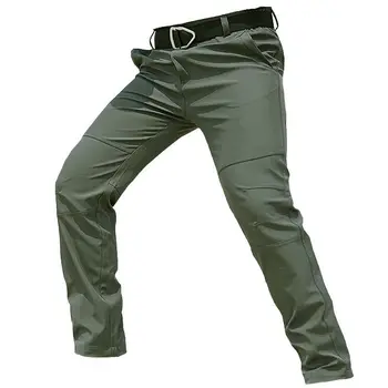 Taktično hlače za moške svoboden multi-žep hlače prikrivanje tovora hlače na prostem planinarjenje hitro sušenje hlače