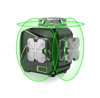 Huepar 3x360 Self Izravnavanje 12 Skladu Posebne Laserske Ravni 3D Strešnik S Smart Remote control