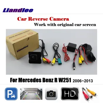 Za Mercedes Benz R W251 2006-2013 Avto Rear View Camera Nazaj Rearview Parkiranje AUTO HD CCD SONY OEM CAM Z Adapterjem
