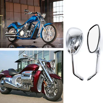 1 Par Motocikel Rearview Mirror Reflektor Ovalne Kota Nastavljivo Univerzalno Pomožne Ogledala Spremenjen Dodatki 10 MM/8 MM