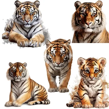 Tri Ratels QD145 Forest King Tiger Mogočne Živali Nalepke Soba Art vinilna
