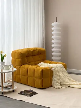 En toast kavč priložnostne majhno stanovanje moderno preproste ustvarjalne oblikovalec priložnostne tkanine, kavč, stol