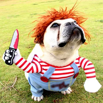 Hišni Pes Halloween Obleko Psi, ki ima Nož Božični Kostum Zabavo Hišnih Mačk Stranka, Cosplay Oblačila, Oblačila za Majhne, Srednje Pes