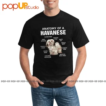 Kul Anatomija Havanese Pes Oče Lastniki Psov T-shirt Design Harajuku Najboljši Prodajalec Tee Majica