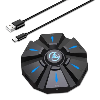 USB-C Gaming Tipkovnica Miška Hitro Adapter utripajoča Lučka Gamepad Prenosni Plastičnih Pretvornik Igralno Konzolo Opremo