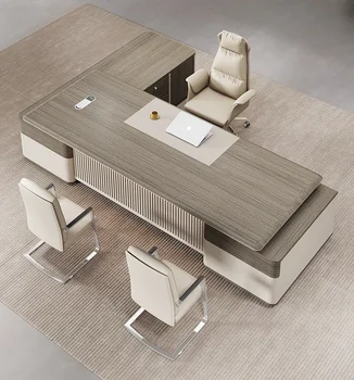 Preprosta sodoben izvršni mize in stoli v kombinaciji z modi pisarniško pohištvo izvršni mize