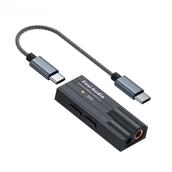 DS1 HiFi DAC za Slušalke Mini Ojačevalnik Zvoka USB DAC Amp Podporo 32bit/768kHz s 3,5 MM & 4.4 MM Dvojno Rezultatov