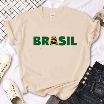 Brazilija tshirt ženske manga t-majice ženska Japonski y2k harajuku oblačila
