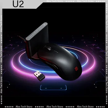Novo ZOWIE PRESTAVI U2 brezžično miško za 2,4 G/žični, USB, Anti-motnje simetrični strani Ergonomija 3395 senzor Prenosni RAČUNALNIK gaming miška
