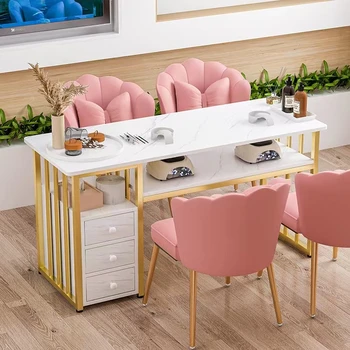 Salon oprema pohištvo vroče prodajo lepota nohtov desk manikura lesa nohtov tabela