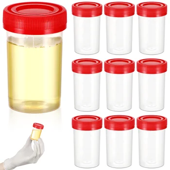 10 Kos Urina Steklenice Vzorcu Lonci Vzorec Prestrezne Posode s Pokrovi