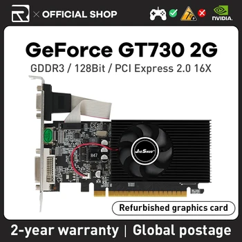 NVIDIA JIESHUO GT 730 2G Grafično Kartico PCI EXPRESS 2.0X16 GPU 64 Bit gt730 2gb Urad Uspešnica Zaslon GT730