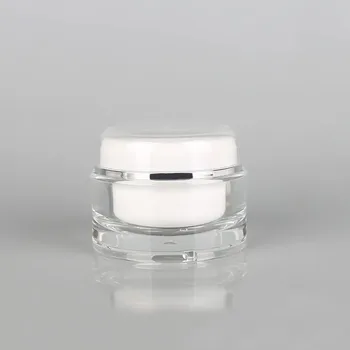 15G30G50G okrogle oblike plastičnih akril jar steklenico pot tin eye serum, krema bistvo vlažilec gel za nego kože, kozmetične embalaže
