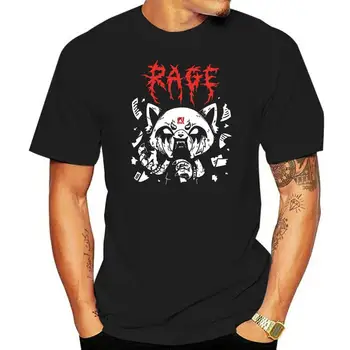 Aggretsuko T Shirt Bes Razpoloženje Vrč Death Metal T-shirt 100% Bombaž EU Velikost Agresivno Retsuko Tshirt