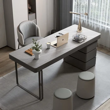 Rock odbor pisarne stol kombinacija svetlobe luksuzni minimalističen italijanski slog sodobnega doma študija pisanje namizni računalnik mizo