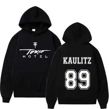 Rock Band Tokio Hotel Kaulitz Hoodies Moški Ženske ' s Fashion Design Prevelik Majica Moški Hip Hop Dolg Rokav Hoodie Ulične