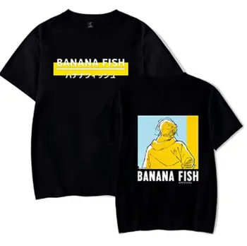 2022 Banana Ribe Majica Merch Novo Poletno T-Shirt Moški Ženske Harajuku Priložnostne Kratek Rokav čista bombažna oblačila
