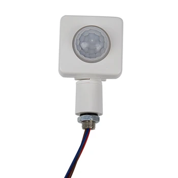 Visoka Kakovost Samodejno PIR 85-265V Varnosti PIR Infrardeči Senzor Gibanja Detektor Wall LED Svetlobo na Prostem 160 Stopinj 10M Bel