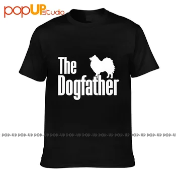 V Dogfather Japonski Spitz T-shirt Tee Shirt Darilo Modno Oblikovanje Najboljši Prodajalec