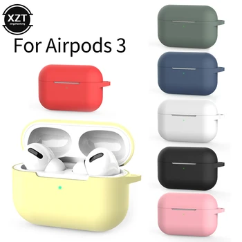 Silikonski Pokrov Primeru Za apple Airpods Pro Primeru Letalski Stroki 3 Bluetooth Primeru Zaščitnih Za Zrak Pod Pro 3 Slušalke Pribor