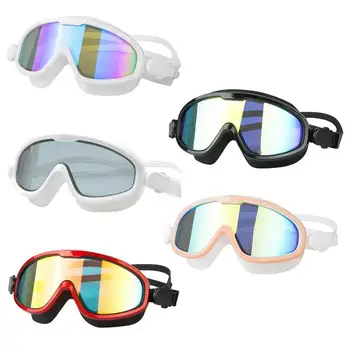 Plavalna Očala Odraslih Anti-fog HD Unisex Velik Okvir, Plavanje Očala Strokovno Usposabljanje, Plavanje Očala, Potapljaška Oprema