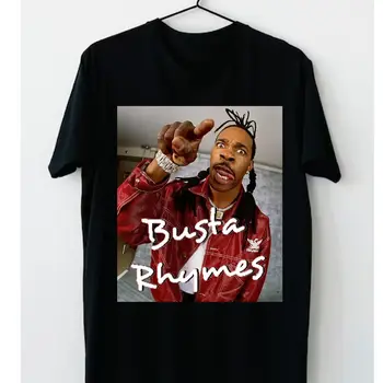 Novo Priljubljeno Busta Rime majica Hip Hop Moških Vseh Velikosti T-Shirt 1NN861 dolgimi rokavi
