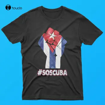 Novo Kubanski Protest Pest S. O. S. Cuba Libre Libertad #Soscuba Lucha T-Shirt Tee Shirt Xs-5Xl Tee Majice Za Ženske, Darilo po Meri
