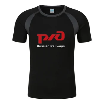 2023 Moške Novo Poletje Novo Raglan Rokav ruske Železnice Natisni T-shirt Kratek rokav Krog Vratu Bombaž ZSSR Rusija Priložnostne Vrhovi