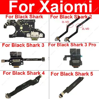 Polnjenje prek kabla USB Vrata Dock Polnilnik Priključek Odbor Flex Kabel Za Xiaomi Black Shark Blackshark 2 3 3 4 5 Pro