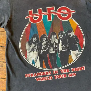 Vroče 1979 NLP Neznanci v noči Tour Majica Bombaž Moški S-5XL Majica 1CM616 dolgimi rokavi