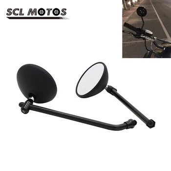 SCL MOTOS 1 Par Univerzalno Krog Vzvratno Ogledalo Motocikel vzvratnimi ogledali Anti-padec Zložljivi Stranski Ogledalo Motornih Dodatki