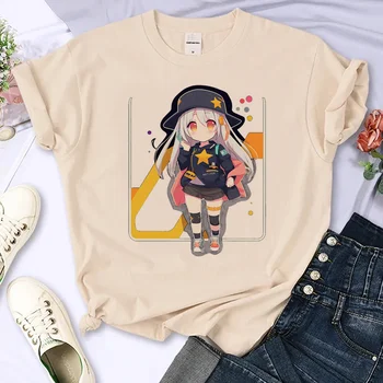 Honkai Star Železniški t-majice ženske strip vrh dekle grafični oblikovalec smešno oblačila