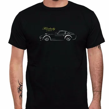 Klasični Japonski Fairlady 240Z Šport Avto Navijači JDM T-Shirt 100% Bombaž O-Vratu Poletje Kratek Rokav Priložnostne Mens T-shirt Velikost S-3XL