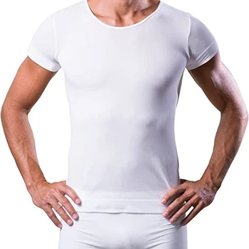 Modal O-Vratu T-shirt Kratkimi rokavi t shirt za moške Poletne Priložnostne Osnovne Tshirt barva Svoboden Tee Vrhovi dno tees
