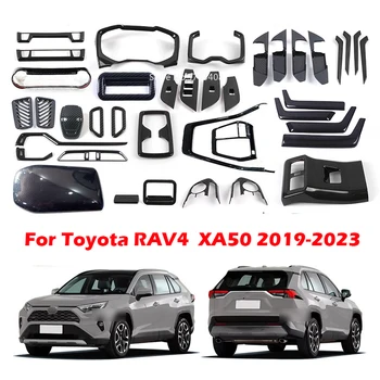 ABS ogljikovih vlaken Za Toyota RAV4 RAV 4 XA50 2019 2020 2021 2022 2023 inteiror pribor okno swtich prestavna panle pokrov