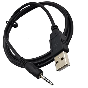 Nove Slušalke, Kabel za Polnjenje 1 Meter USB 2,5 mm Moški MP3/MP4 Download/Polnjenje/Avdio Pretvorbo Podatkovni Kabel