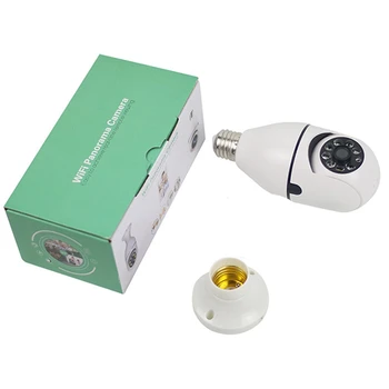 5G Wifi Žarnica Night Vision Camera Nadzor Barvno Samodejno ljudmi Video Security Monitor Cam