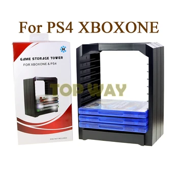 1PC Dobre Kakovosti Multi-Funkcijska Igra Disk za Shranjevanje Tower Stand Kompleti Za PS4 Xbox Eno XBOXONE