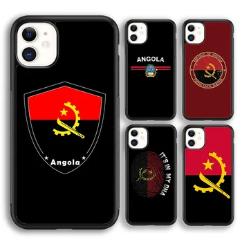 Angola Zastavo mehko Telefon Primeru Kritje Za iPhone 15 SE2020 14 6 7 8 plus XS XR 11 12 mini 13 pro max coque Lupini Fundas