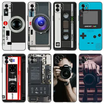 Retro Camera Vezje Primeru Telefon Za Apple iPhone 13 12 Mini 14 11 Pro XS Max 8 7 6S 6 Plus XR X SE 2020 2022 5S Mehko Pokrov