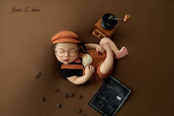 Novega Otroka, Gospod Oblačila Fotografija Otroka, Novorojenčka Coffee Bean studio za fotografiranje Prop