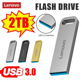 Lenovo Kovinski Usb 3.0 Pero Disk 2TB Cle Usb Flash Diski 1TB Visoke Hitrosti Pendrive Prenosni Memoria Usb Flash Disk Za Tablični Brnenje