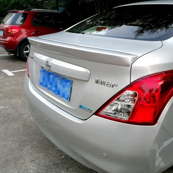 Za Obratno Spojler 2012 do 2017 Nissan Sunny Limuzina Spojler jsdK ABS plastika Material, Avto Zadaj Krilo Barva Zadnji Spojler