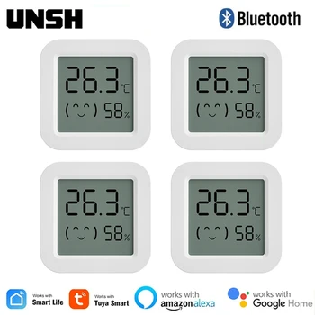 Tuya Smart Bluetooth Temperature In Vlažnosti Tipalo Sobne Termometer, Higrometer Smart Življenje Nadzor Podporo Alexa Googlova Domača Stran